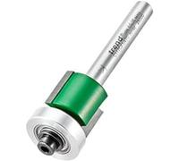 CraftPro Guided Trimmer Router Cutter Bit, 1/4 Inch Shank, 18.2mm Cut Diameter & 14mm Cut Length, Tungsten Carbide Tipped, C117CX1/4TC
