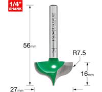 Trend CRAFTPRO Ogee Mould Router Cutter