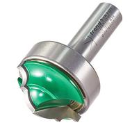 Trend CraftPro Ogee Panel Router Cutter, 1/2in Shank, 6.3mm Radius | Produces Smooth Ogee Panel Profiles With A 35mm Cut Diameter, 14.3mm Cut Length And TCT Tips, C203X1/2TC