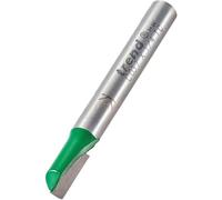 Trend CRAFTPRO Single Flute Router Cutter - 6.3mm x 12.7mm, 1/4" Shank, Tungsten Carbide Tipped