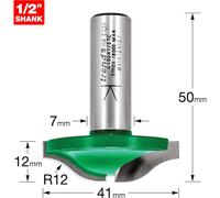 Trend CRAFTPRO Raised Panel Ogee Router Cutter 41mm 12mm 1/2"