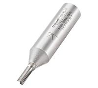 Trend CraftPro Straight Two Flute Router Cutter, 1/2 Inch Shank, 4mm Cut