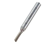 Trend CraftPro Straight Two-Flute Router Cutter Bit - 1/4" Shank, 3.2mm x 12.7mm, Tungsten Carbide