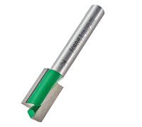 Trend CRAFTPRO Straight Two-Flute Router Cutter, 1/4" Shank, 11.1x19.1mm, Tungsten Carbide-Tipped