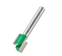 Trend CraftPro Straight Two-Flute Router Bit - 1/4" Shank, 12.7mm dia x 12.7mm, Carbide-tipped
