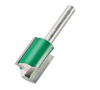 Trend CraftPro Straight Two Flute Router Cutter, 1/4 Inch Shank