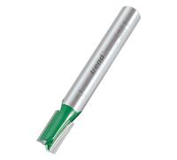 Trend CraftPro Straight Two Flute Router Cutter, 1/4 Inch Shank, 6.3mm Cut Diameter & 11mm Cut Length, Tungsten Carbide Tipped, C006BX1/4TC