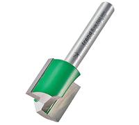 Trend CraftPro Straight Two Flute Router Cutter, 1/4 Inch Shank, 9.5mm Cut Diameter & 19.1mm Cut Length, Tungsten Carbide Tipped, C027X1/4TC