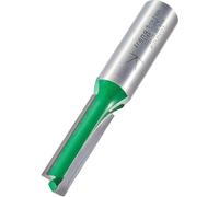 Trend CraftPro Straight Two Flute Router Cutter Bit, 1/2 Inch Shank, 10mm Cut Diameter & 35mm Cut Length, Tungsten Carbide Tipped, C016AX1/2TC