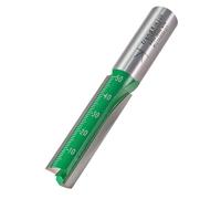 Trend CraftPro Straight Two Flute Router Cutter Bit, 1/2 Inch Shank, 12.7mm Cut