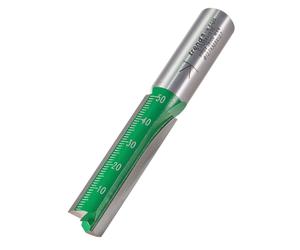 Trend CraftPro Straight Two Flute Router Cutter Bit, 1/2 Inch Shank, 12.7mm Cut