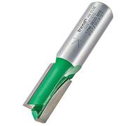 Trend CraftPro Straight Two Flute Router Cutter Bit, 1/2 Inch Shank, 12.7mm Cut Diameter & 25.4mm Cut Length, Tungsten Carbide Tipped, C021X1/2TC