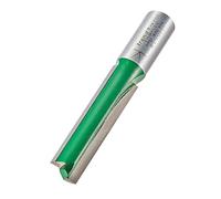 Trend CraftPro Straight Two Flute Router Cutter Bit, 1/2 Inch Shank, 12.7mm Cut Diameter & 50mm Cut Length, Tungsten Carbide Tipped, C153MX1/2TC