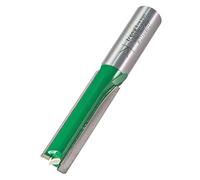 Trend CraftPro Straight Two Flute Router Cutter Bit, 1/2 Inch Shank, 12.7mm Cut Diameter & 50mm Cut Length, Tungsten Carbide Tipped, C153DX1/2TC