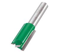 Trend CraftPro Straight Two Flute Router Cutter Bit, 1/2 Inch Shank, 20mm Cut Diameter & 37mm Cut Length, Tungsten Carbide Tipped, C030DX1/2TC