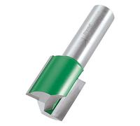 Trend CraftPro Straight Two Flute Router Cutter Bit, 1/2 Inch Shank, 22mm Cut Diameter & 25mm Cut Length, Tungsten Carbide Tipped, C031CX1/2TC