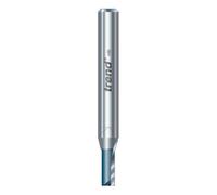 Trend CraftPro Two-Flute Straight Router Bit, 1/2 in Shank, 9x19mm, Tungsten Carbide Tipped