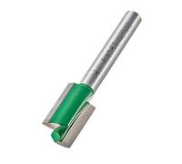 Trend CraftPro Straight Two Flute Router Cutter Bit, 1/4 Inch Shank, 12.7mm Cut Diameter & 19.1mm Cut Length, Tungsten Carbide Tipped, C020X1/4TC