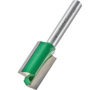 Trend CraftPro Straight Two Flute Router Cutter Bit, 1/4 Inch Shank, 15mm Cut D
