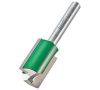 Trend CRAFTPRO Two Flute Straight Router Cutter C028X1/4TC, 17.5mm x 25.4mm, 1/4" Shank, TC-tipped