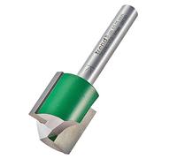 Trend CraftPro Straight Two Flute Router Cutter Bit, 1/4 Inch Shank, 19.1mm Cut Diameter & 19.1mm Cut Length, Tungsten Carbide Tipped, C029X1/4TC