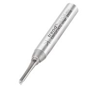 Trend CraftPro Straight Two Flute Router Cutter Bit, 1/4 Inch Shank, 3mm Cut Diameter & 11mm Cut Length, Tungsten Carbide Tipped, C001DX1/4TC