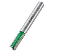 Trend CraftPro Straight Two Flute Router Cutter Bit, 1/4 Inch Shank, 6mm Cut Diameter & 16mm Cut Length, Tungsten Carbide Tipped, C005X1/4TC
