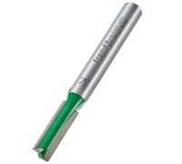 Trend CraftPro Straight Two Flute Router Cutter Bit, 1/4 Inch Shank, 6mm Cut Diameter & 20mm Cut Length, Tungsten Carbide Tipped, C005BX1/4TC