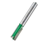 Trend CraftPro Straight Two Flute Router Cutter Bit, 1/4 Inch Shank, 7.1mm Cut Diameter & 19.1mm Cut Length, Tungsten Carbide Tipped, C009X1/4TC