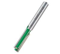 Trend CraftPro Straight Two Flute Router Cutter Bit, 1/4 Inch Shank, 7.1mm Cut Diameter & 25.4mm Cut Length, Tungsten Carbide Tipped, C010X1/4TC