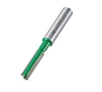 Trend CraftPro Straight Two Flute Router Cutter Bit, 8mm Shank, 6mm Cut Diameter & 25mm Cut Length, Tungsten Carbide Tipped, C005AX8MMTC