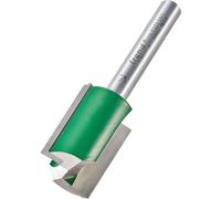 Trend CraftPro Straight Two Flute Router Cutter Bit, 1/4 Inch Shank, 18mm Cut Diameter & 25mm Cut Length, Tungsten Carbide Tipped, C028AX1/4TC, Silver
