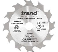 Trend CRAFTPRO Wood Cutting Cordless Saw Blade