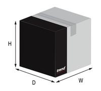 Trend 3-Inch Credit Card Diamond Sharpening Stone, Double-Sided 300 & 600 Grit, Compact Size with Storage Wallet, DWS/CC/FC