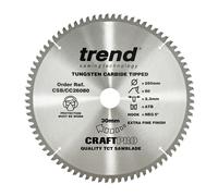 TREND 260MM 80T TCT 30MM BORE MAKITA LS1016 MITRE SAW BLADE CSB/CC26080