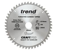 Trend Crosscut Mitre Saw, Cross Cutting Wood, 190-305mm Dia. - FULL RANGE