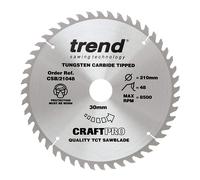 Trend Crosscut Mitre Saw, Cross Cutting Wood, 190-305mm Dia. - FULL RANGE