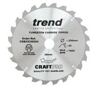 Trend Crosscut Mitre Saw, Cross Cutting Wood, 190-305mm Dia. - FULL RANGE