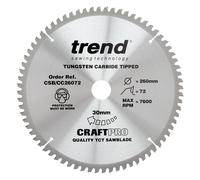Trend Crosscut Mitre Saw, Cross Cutting Wood, 190-305mm Dia. - FULL RANGE