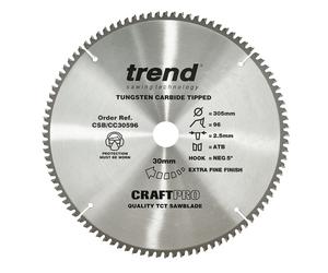 Trend Crosscut Mitre Saw, Cross Cutting Wood, 190-305mm Dia. - FULL RANGE