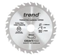 Trend Csb/13624Ta Craft Saw Blade 136 X 24 Teeth X 20 Thin