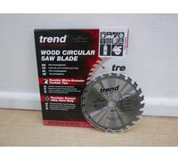 TREND CSB/14024T 140MM X 20MM 24T TCT DEWALT DCS512 CIRCULAR SAW BLADE