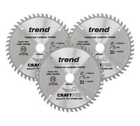 Trend Csb/160/3Pk Plunge Saw Blades 160 X 20mm 48T Festool Ts55 Scheppach Pl55