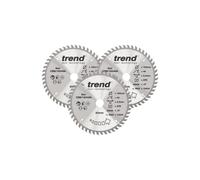 Trend CSB/160/3PK Wood Circular Saw Blade 160mm x 20mm x 48T Pack of 3