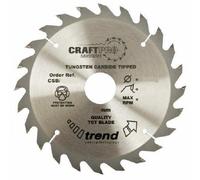 Trend CSB/18424A Craft Circular Saw Blade 184mm x 24t x 30mm Bore