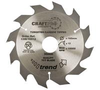 Trend CSB/19012 Craft Saw Blade 190mm X 12 Teeth X 30mm