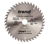 Trend CSB/23040 Craft Saw Blade 230x30mm 40T
