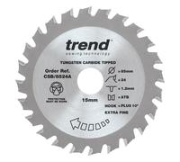 Trend CSB/8524A Mini Saw Blade 85mm Dia. X 24 Teeth X 15mm Bore X 1.2mm Kerf