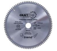 Trend CRAFTPRO Aluminium and Plastic Cutting Saw Blade 184mm 58T 30mm