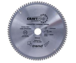 Trend CSB/AP18458A Craft Saw Blade Aluminium and Plastic 184 X 58 Teeth X 30